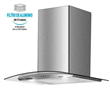 Campana De Cocina Liliana Pure Desing Kc994 Acero Inoxidable