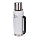 Termo Lusqtoff TL1-9B 1 Litro con Tapón Cebador Blanco