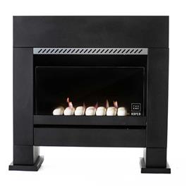 Hogar a gas Koper 6000 Kcal Frontal Negro