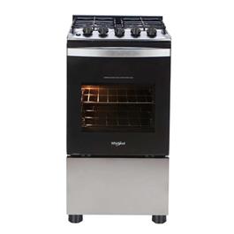 Cocina Whirlpool Gas Natural WFO4NBR 49 Cm Inoxidable
