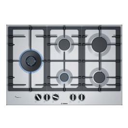 Anafe a Gas 5 Hornallas Bosch PCS7A5B90 75 cm Acero Inoxidable