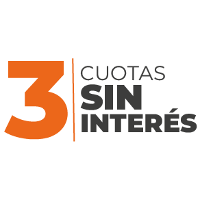 3 cuotas sin interés