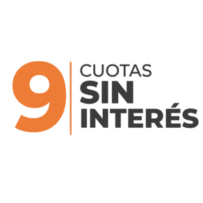 9 cuotas sin interés