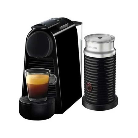 Cafetera Nespresso Essenza Mini D30 0.6Litros Negra + Aeroccino